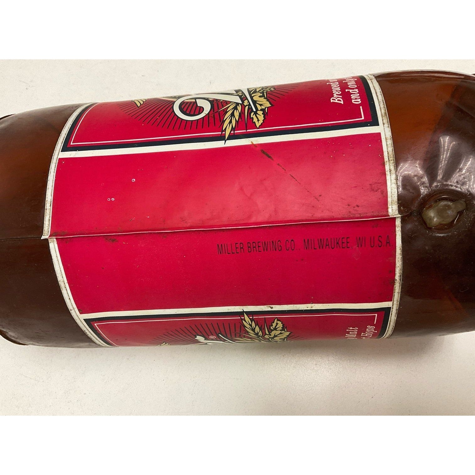 Vintage  Miller Beer Inflatable Bar Decor Hanging Sign Blow Up 1980s-90s