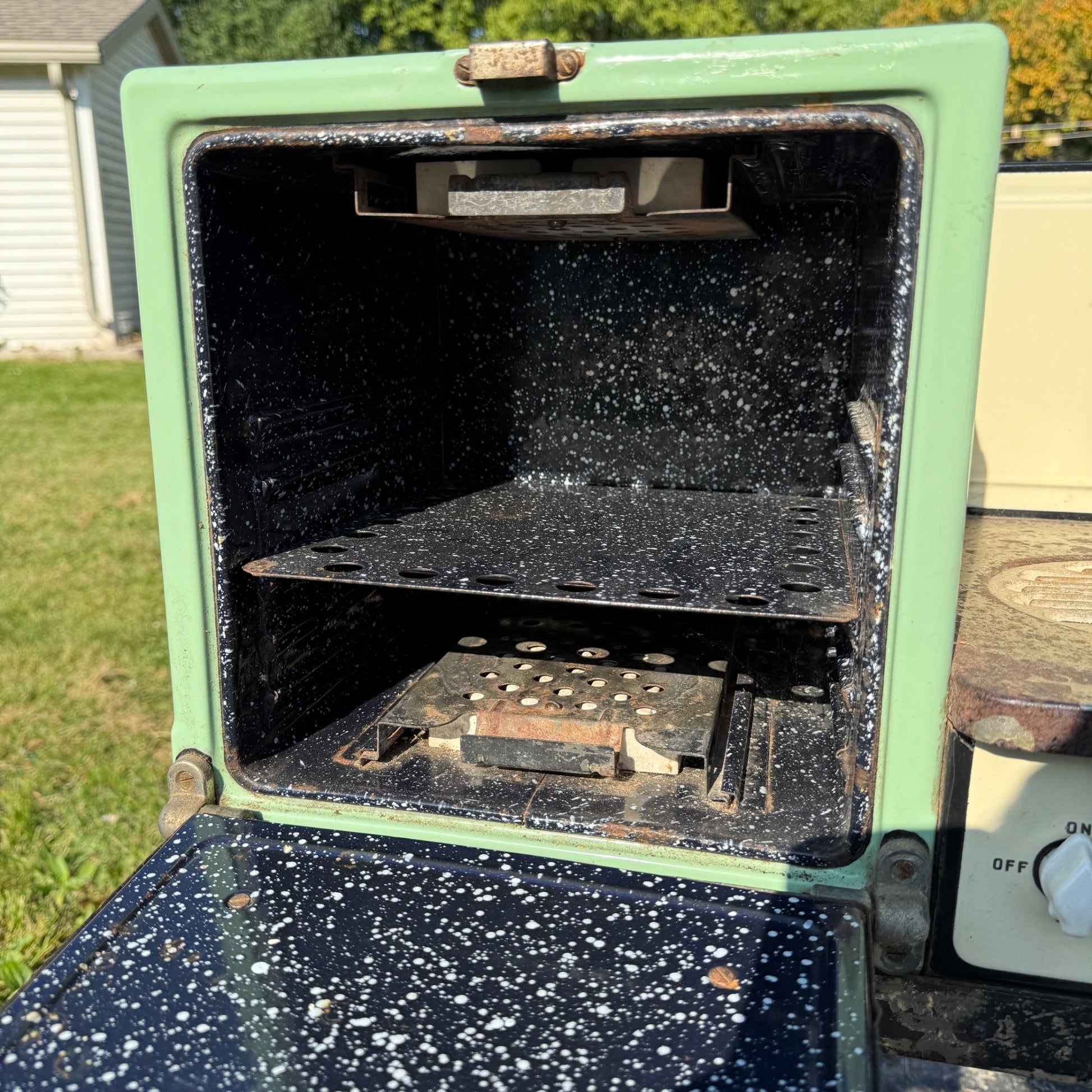 Vintage 1930s Lionel Electric Stove Range Oven Child's Toy #455 Prewar Antique