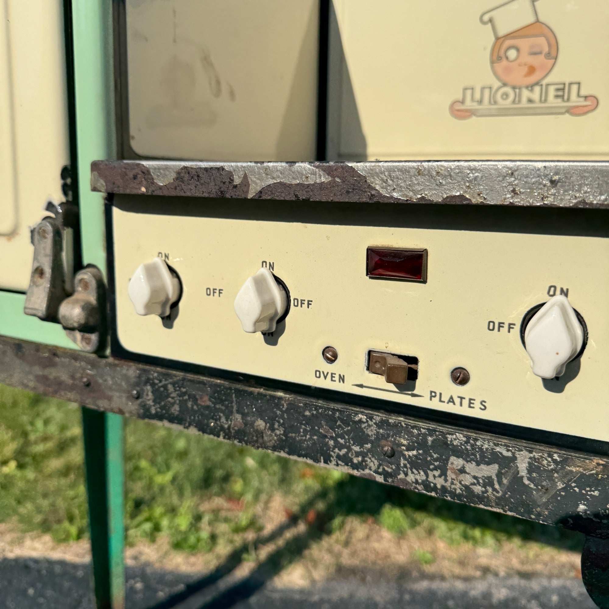 Vintage 1930s Lionel Electric Stove Range Oven Child's Toy #455 Prewar Antique