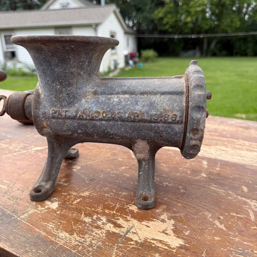 Vintage Enterprise No 22 Tinned Meat Grinder Food Chopper