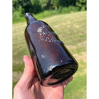 SCARCE Pre-Prohibition Mt. Calvary Brewing Company Wis Amber Brown Beer Bottle