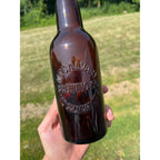 SCARCE Pre-Prohibition Mt. Calvary Brewing Company Wis Amber Brown Beer Bottle
