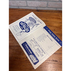 Hockey Chicago Stadium Review Program Detroit Red Wings Chicago Blackhawks 1955
