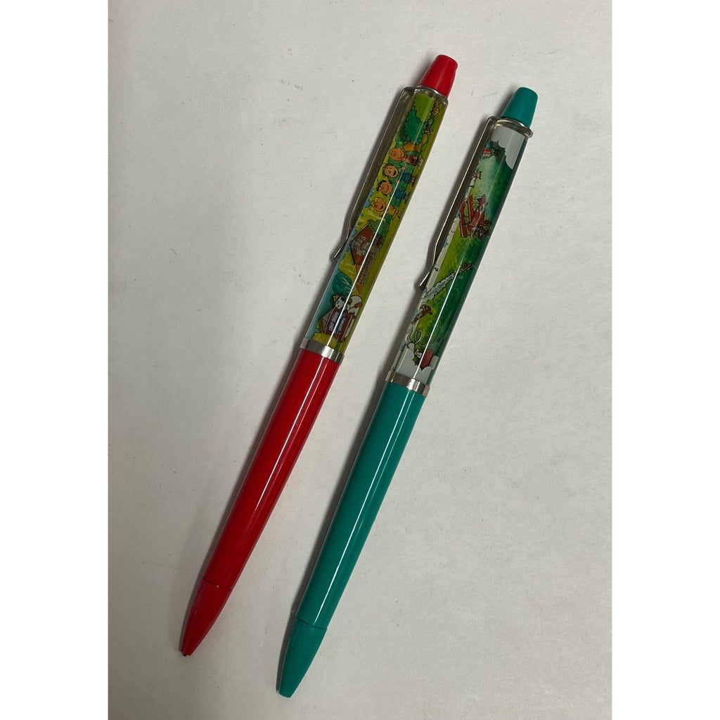 Vintage Knotts Berry Farm Floating Pen Moving Lot (2) Peanuts Snoopy Characters