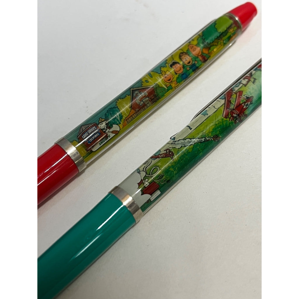 Vintage Knotts Berry Farm Floating Pen Moving Lot (2) Peanuts Snoopy Characters