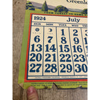 1920s Advertising Calendar Poster Fuller Goodman Farm Barn Dairy Scene