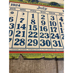1920s Advertising Calendar Poster Fuller Goodman Farm Barn Dairy Scene