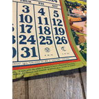 1920s Advertising Calendar Poster Fuller Goodman Farm Barn Dairy Scene