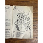 Ruger Mark I Target Model and Standard Model Parts List booklet