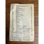 Ruger Mark I Target Model and Standard Model Parts List booklet