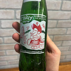 Hill Billy Brew  'Lil Brown Jug;  M.C.S.C., 1960s ACL Soda Pop Bottle Green