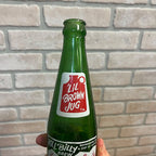 Hill Billy Brew  'Lil Brown Jug;  M.C.S.C., 1960s ACL Soda Pop Bottle Green
