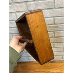 Antique Wooden Tool Carrier Caddy Tote Primitive Farmhouse Country