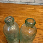 John Graf c1890s Milwaukee Wis Lot (2) Soda Bottles Blob Top Hutchinson