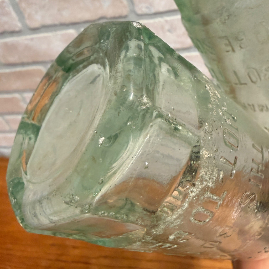 John Graf c1890s Milwaukee Wis Lot (2) Soda Bottles Blob Top Hutchinson