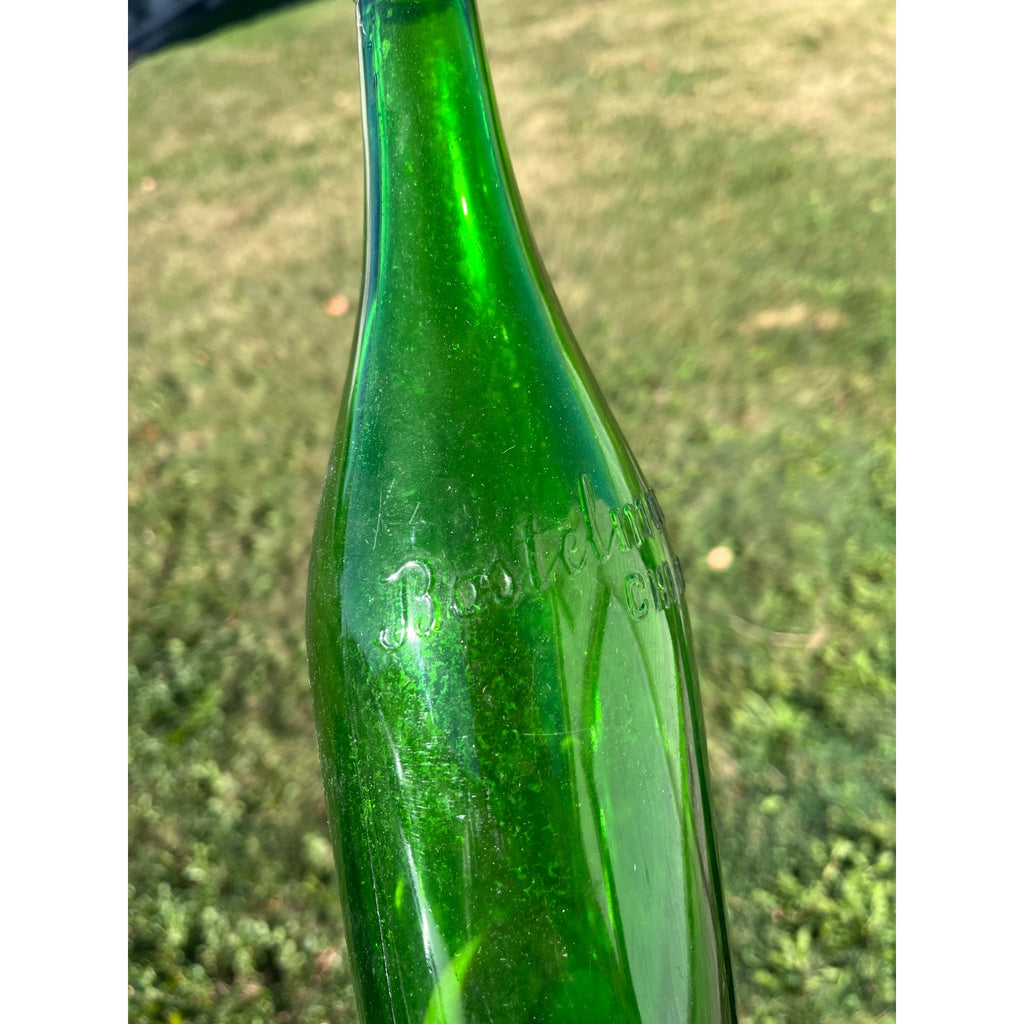 Vintage 1920s Bostelmann's Chicago IL Glass Soda Bottle 1 Pint 8oz