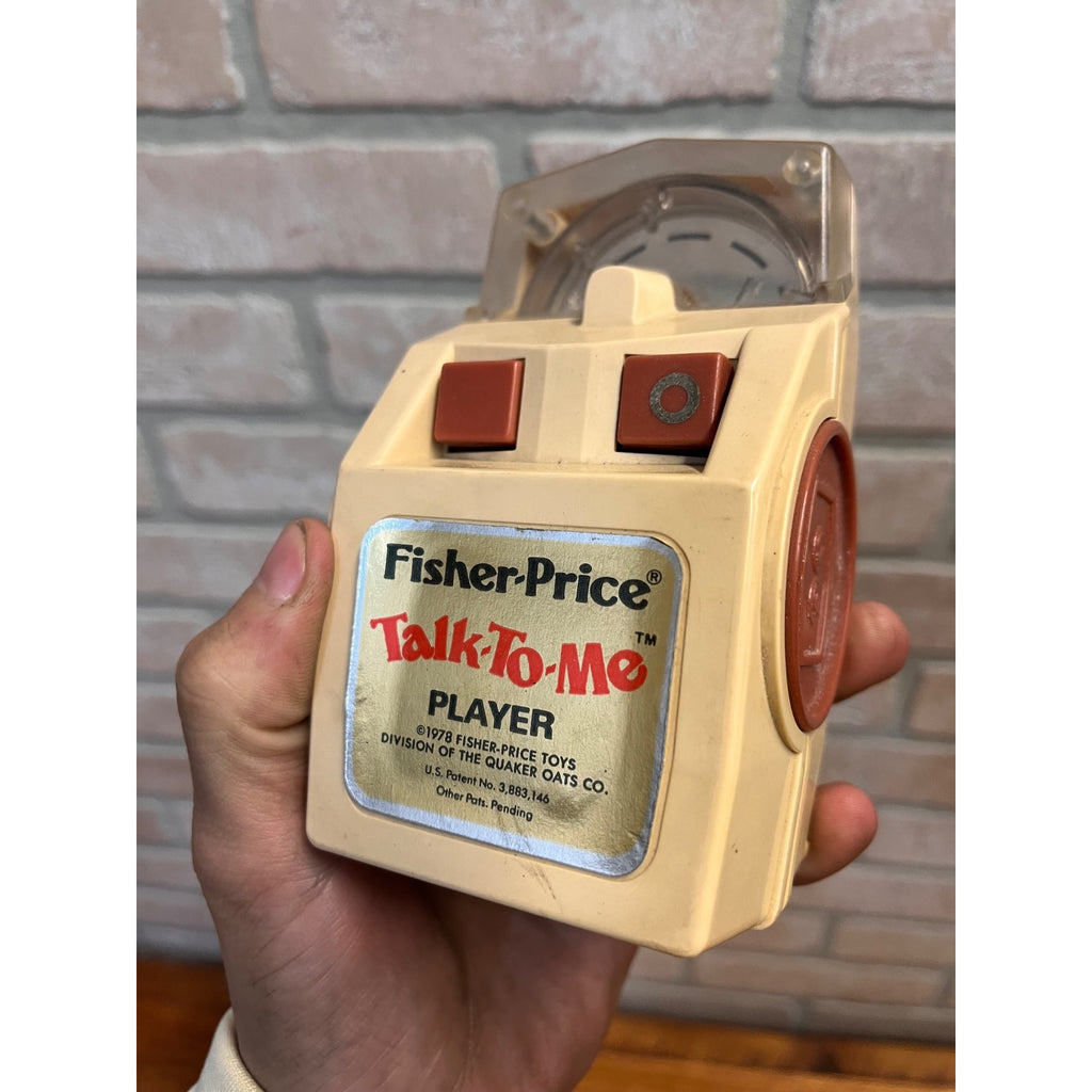 Fisher-Price Talk-To-Me Player 1978 UNTESTED Vintage Children’s Toy Music Player
