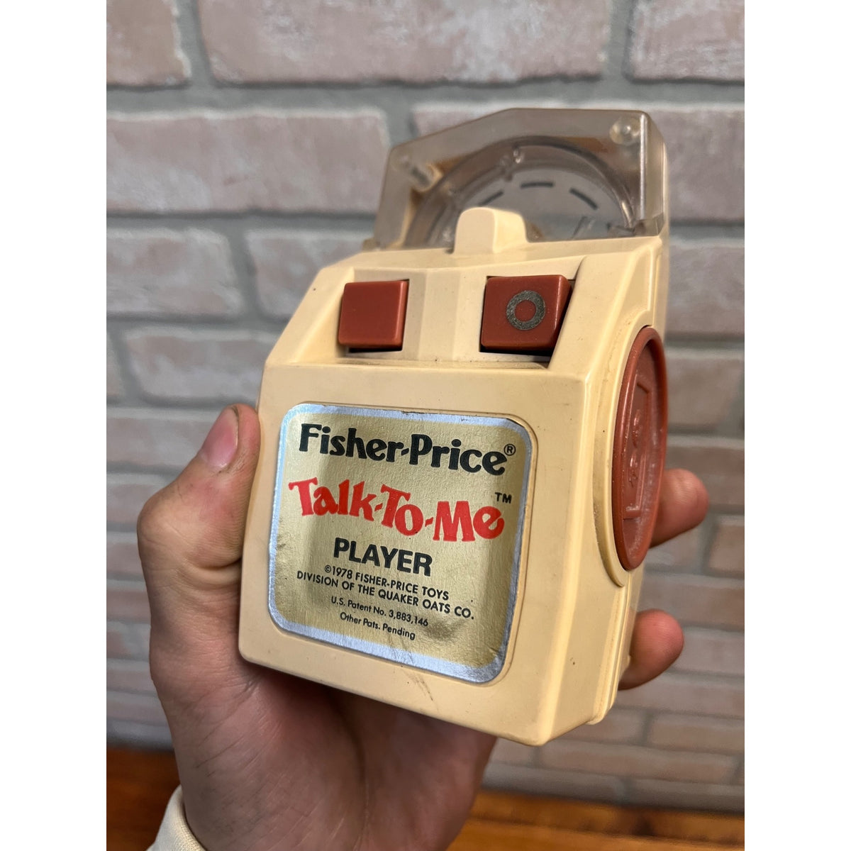 Fisher-Price Talk-To-Me Player 1978 UNTESTED Vintage Children’s Toy Music Player