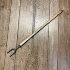Antique Wooden Laundry Fork 29" Long Metal Fork & Wooden Handle"