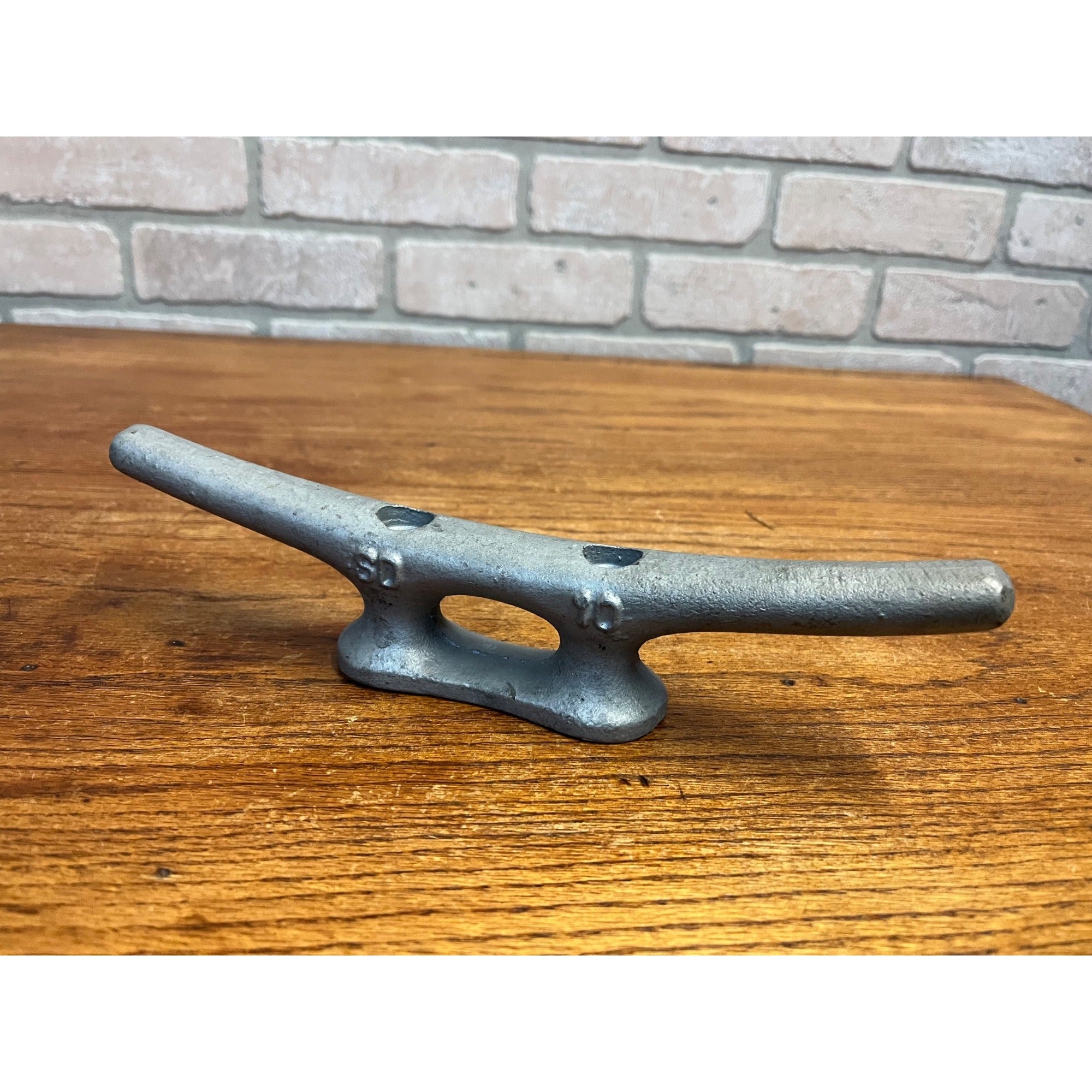 Vintage Nautical Galvanized Boat Ship Cleat Sea Dog Brand Sd 10 -- 10"
