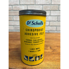 Vintage Dr Scholl's Chiropodist Felt Empty Tube Can Medicine Advertising