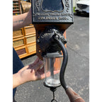 Antique 1900s Original Golden Rule Coffee Advertising Hand Crank Wall Grinder