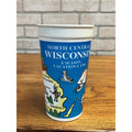 Vintage 1980s Coca Cola Wisconsin 4-Season Vactionland Souvenir Plastic Cup