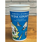 Vintage 1980s Coca Cola Wisconsin 4-Season Vactionland Souvenir Plastic Cup