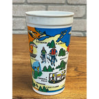 Vintage 1980s Coca Cola Wisconsin 4-Season Vactionland Souvenir Plastic Cup