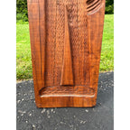 Antique Primitive 19th c. Large Wood Cookie Mold Soldier 39"x10" Springerle AAFA