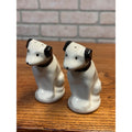 Vintage RCA Nipper Dog Mascot Ceramic Salt & Pepper Shaker Set "His Master's Voice" Circa 1955