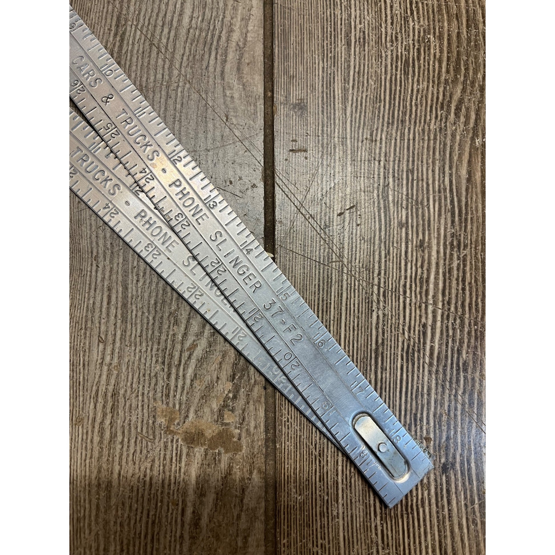 Vintage St Lawrence Garage Slinger Wis Advertising Yardstick Ford Cars Tractors