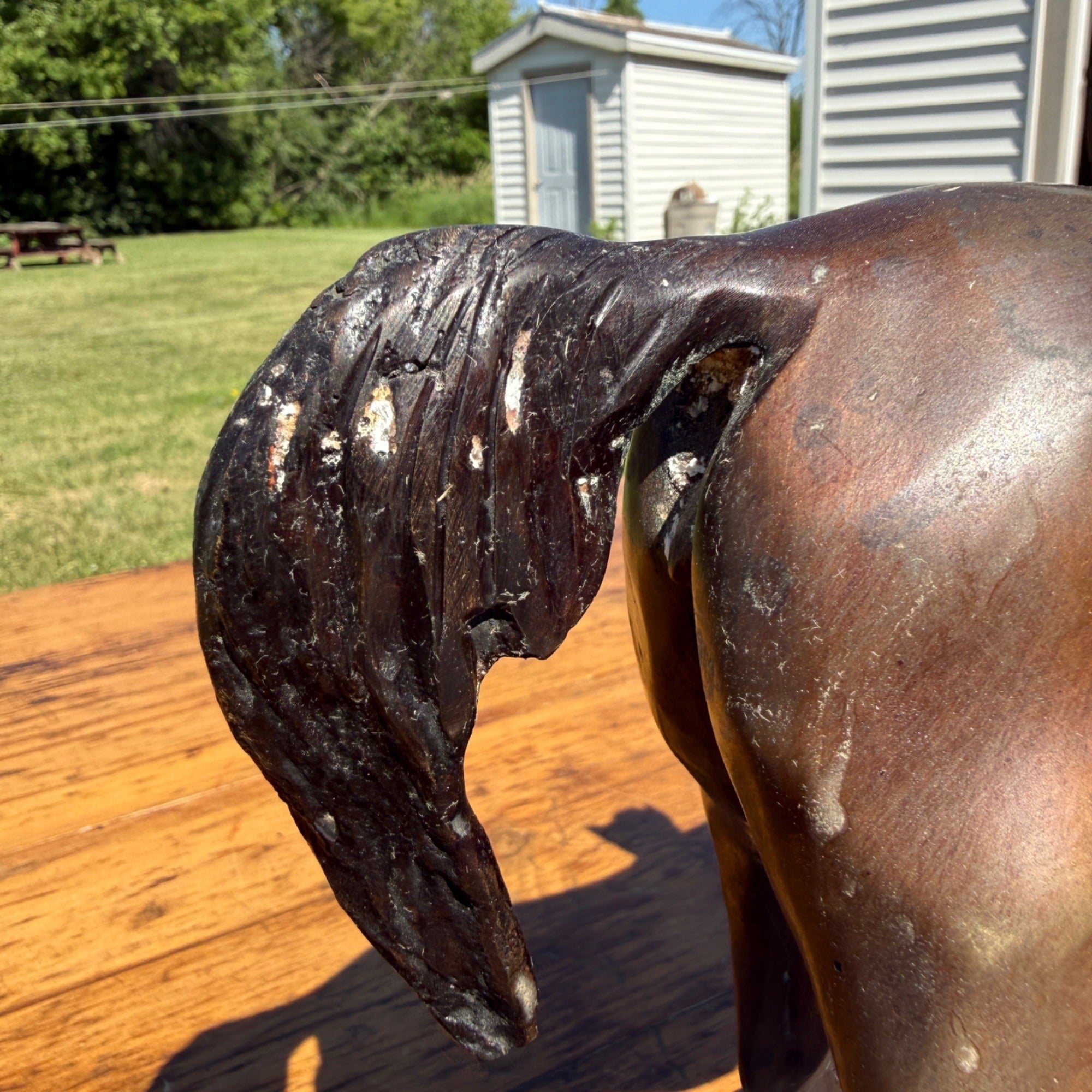 Vintage Bronze Horse Sculpture Equestrian After Pierre Jules Mene Signed