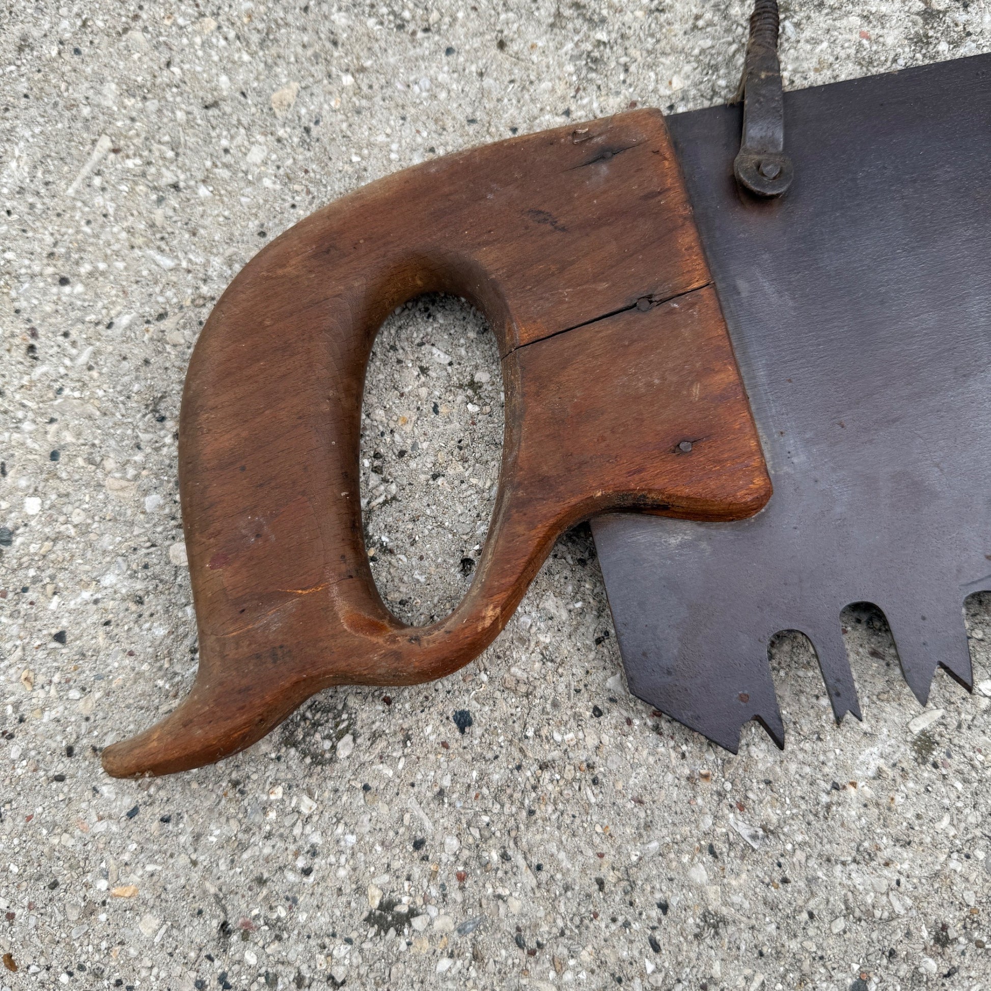Antique Crosscut Logging Hand Saw Tool Rustic Cabin Decor