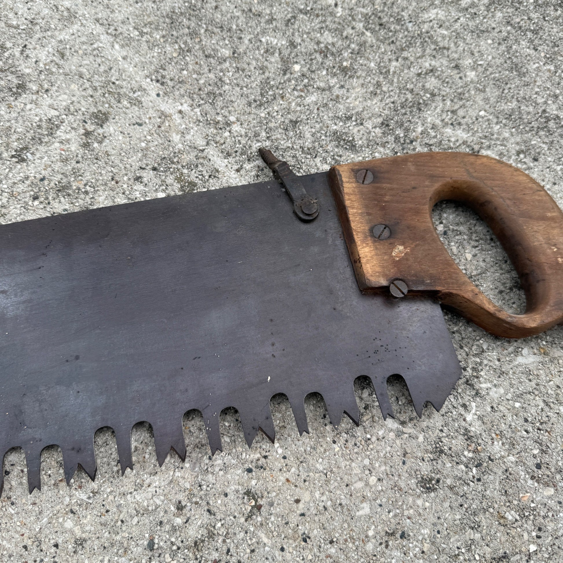 Antique Crosscut Logging Hand Saw Tool Rustic Cabin Decor
