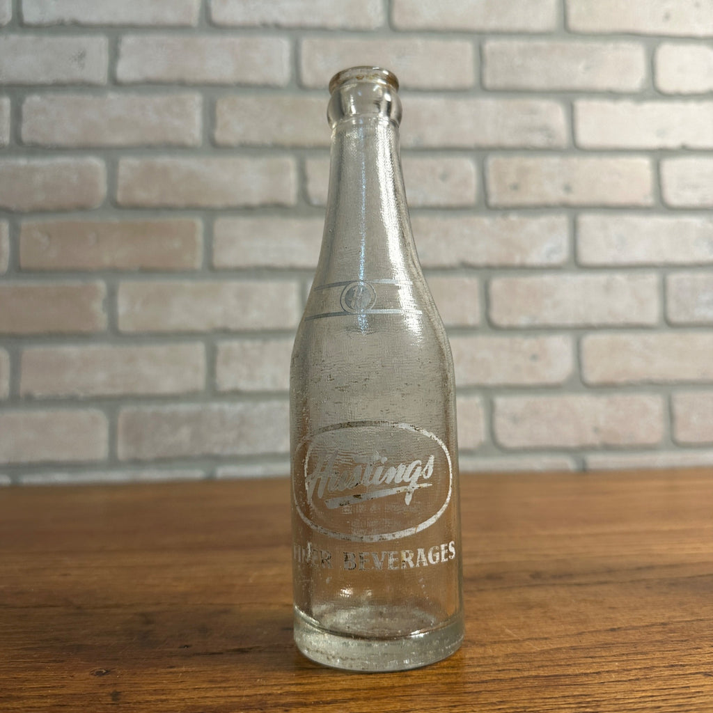 Vintage 1960s Hustings Finer Beverages Milwaukee Wisconsin ACL Soda Bottle
