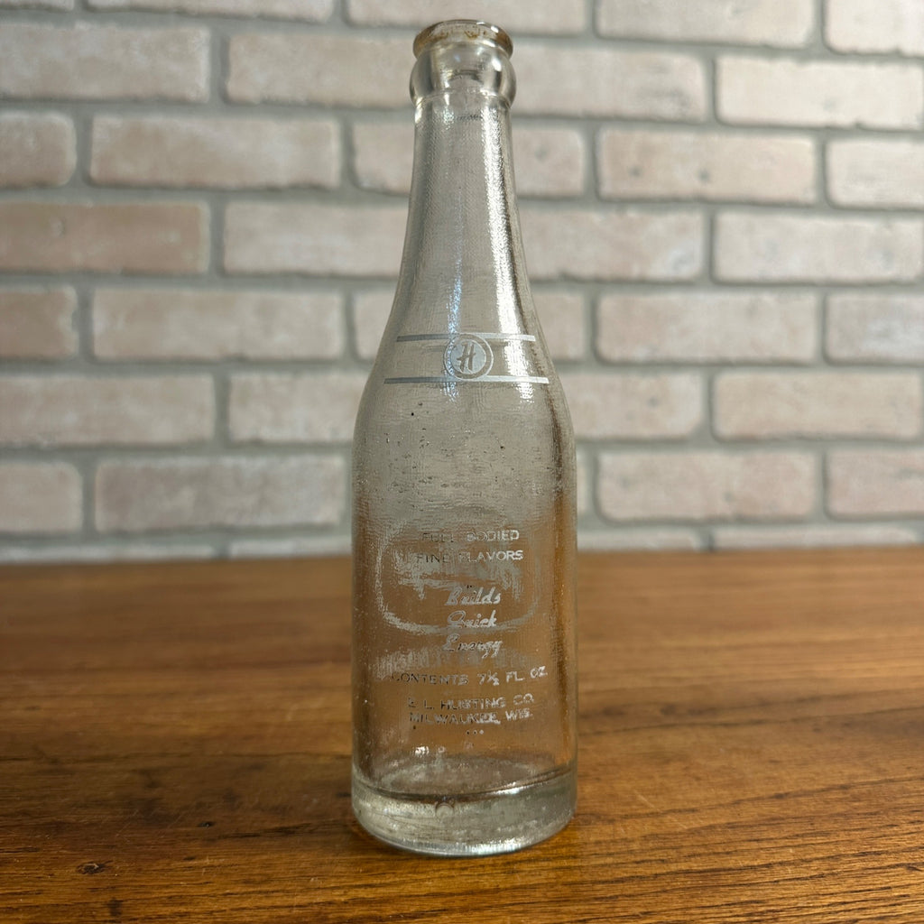 Vintage 1960s Hustings Finer Beverages Milwaukee Wisconsin ACL Soda Bottle