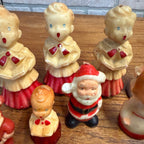Huge Lot Gurley Gurly & Other Christmas Candles Lot Santa Snowmen Etx As-Is