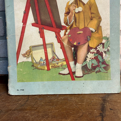 1937 Shirley Temple My Book To Color Saalfield Coloring Book