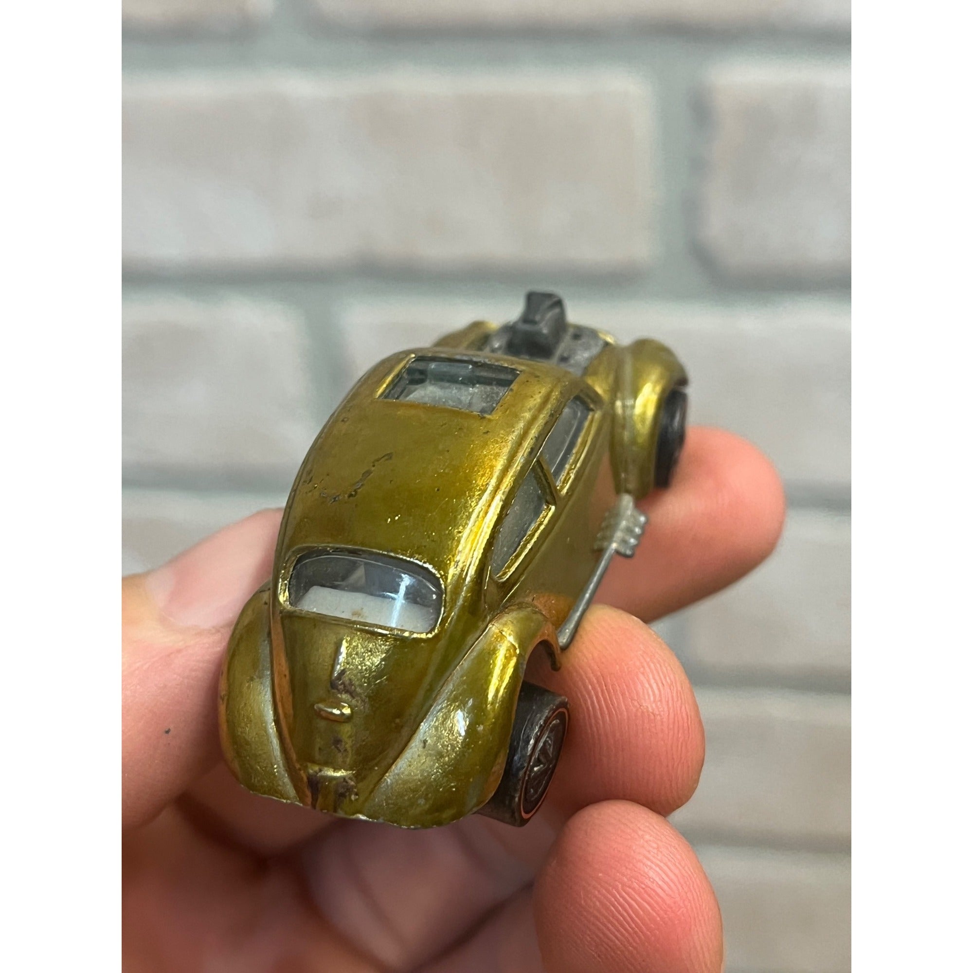 Vintage Hot Wheels Redline 1967 Custom Volkswagen Bug VW - GOLD