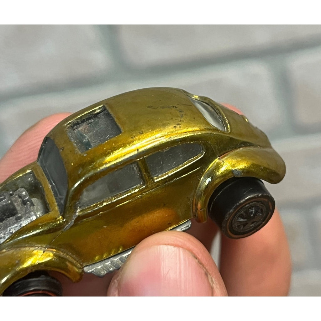 Vintage Hot Wheels Redline 1967 Custom Volkswagen Bug VW - GOLD