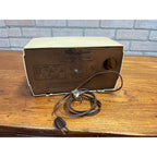 Vintage 1950s Westinghouse Alarm Clock & Tube Radio Model H-392T5 Plastic