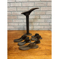 Antique Malleble Shoe Cobblers Iron Shoe Forms and Stand