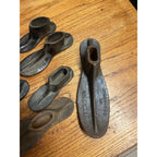 Antique Malleble Shoe Cobblers Iron Shoe Forms and Stand