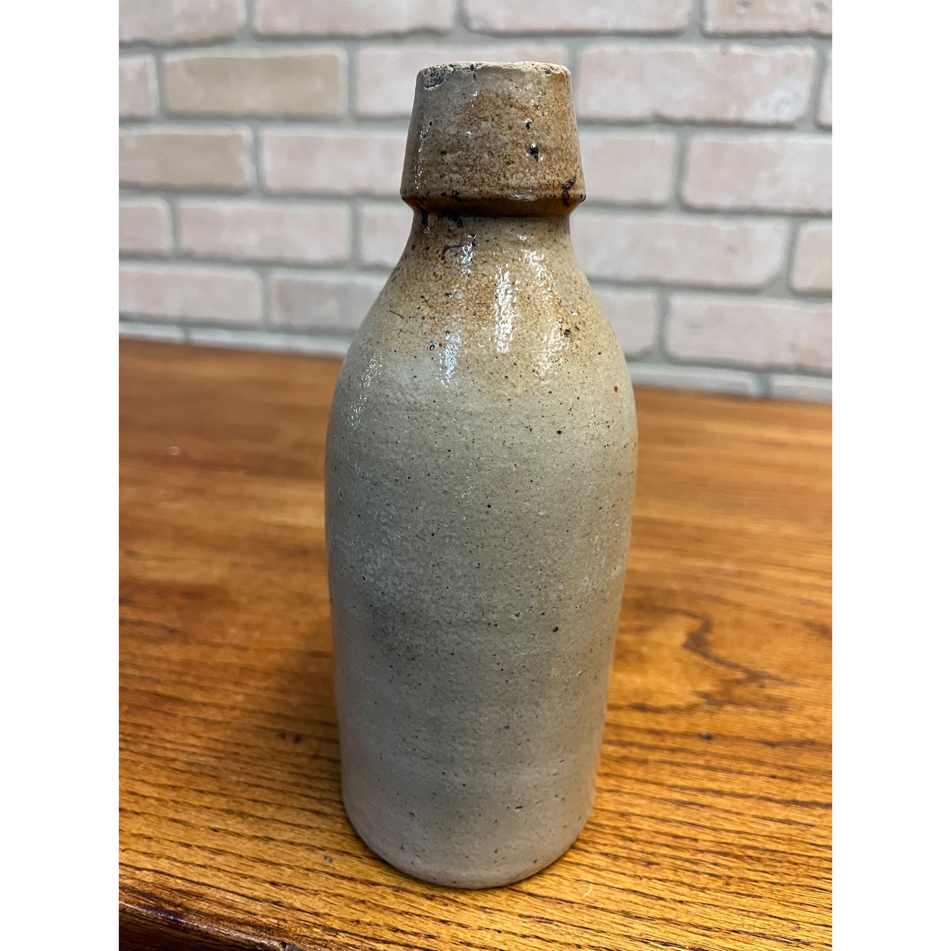 Antique 1800s GRISBAUM & KEHREIN Milwaukee Wis. Clay Stoneware Beer Bottle