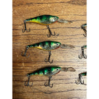 Rapala Glass Shad Raps Fishing Lures Lot (6) Used Vintage Bait #7