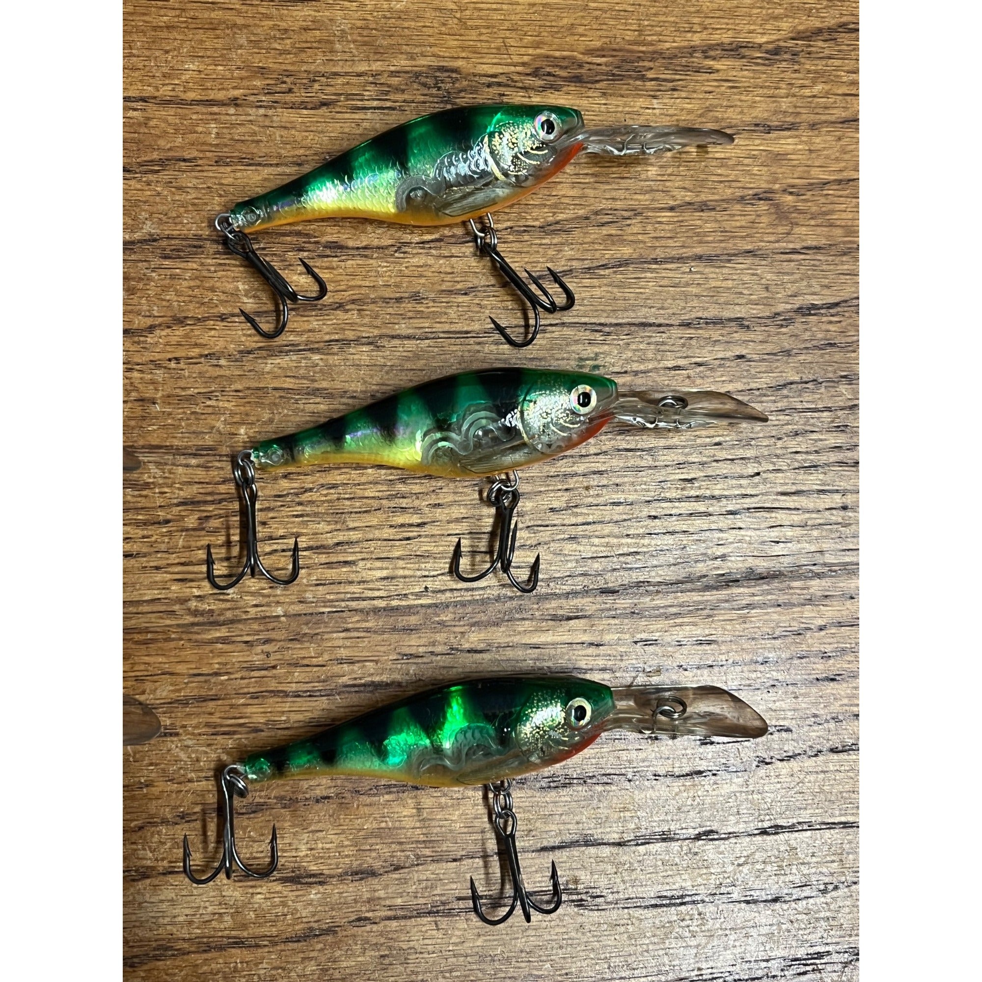 Rapala Glass Shad Raps Fishing Lures Lot (6) Used Vintage Bait #7