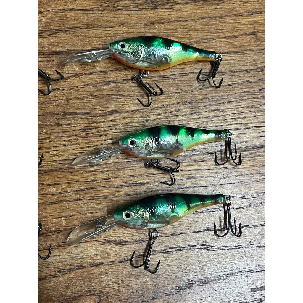 Rapala Glass Shad Raps Fishing Lures Lot (6) Used Vintage Bait #7