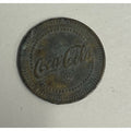 Coca-Cola Arcade Game Token - Vintage Brass Coin - No Cash Value