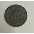 Coca-Cola Arcade Game Token - Vintage Brass Coin - No Cash Value
